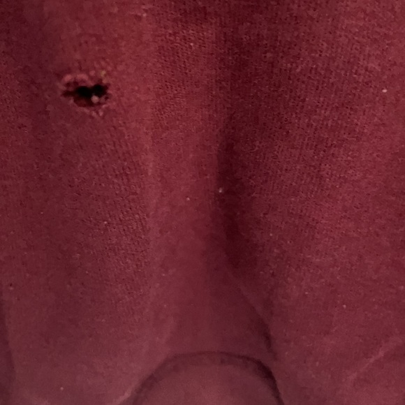 Maroon “Work/Craft” Thin Worn Sweatshirt - Picture 6 of 7